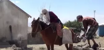 Berivanlar hayvanlarını sağmak için at sırtında kilometrelerce yol kat ediyor