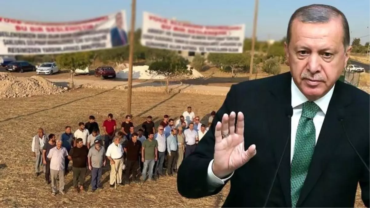 Boy abdesti dahi alamayan vatandaşlar, açtıkları pankartlarla Cumhurbaşkanı Erdoğan'dan yardım istedi