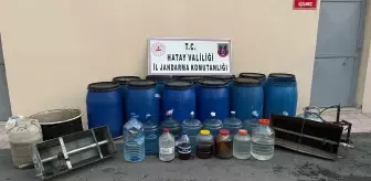 Hatay haberleri... Hatay'da 1750 litre sahte içki ele geçirildi