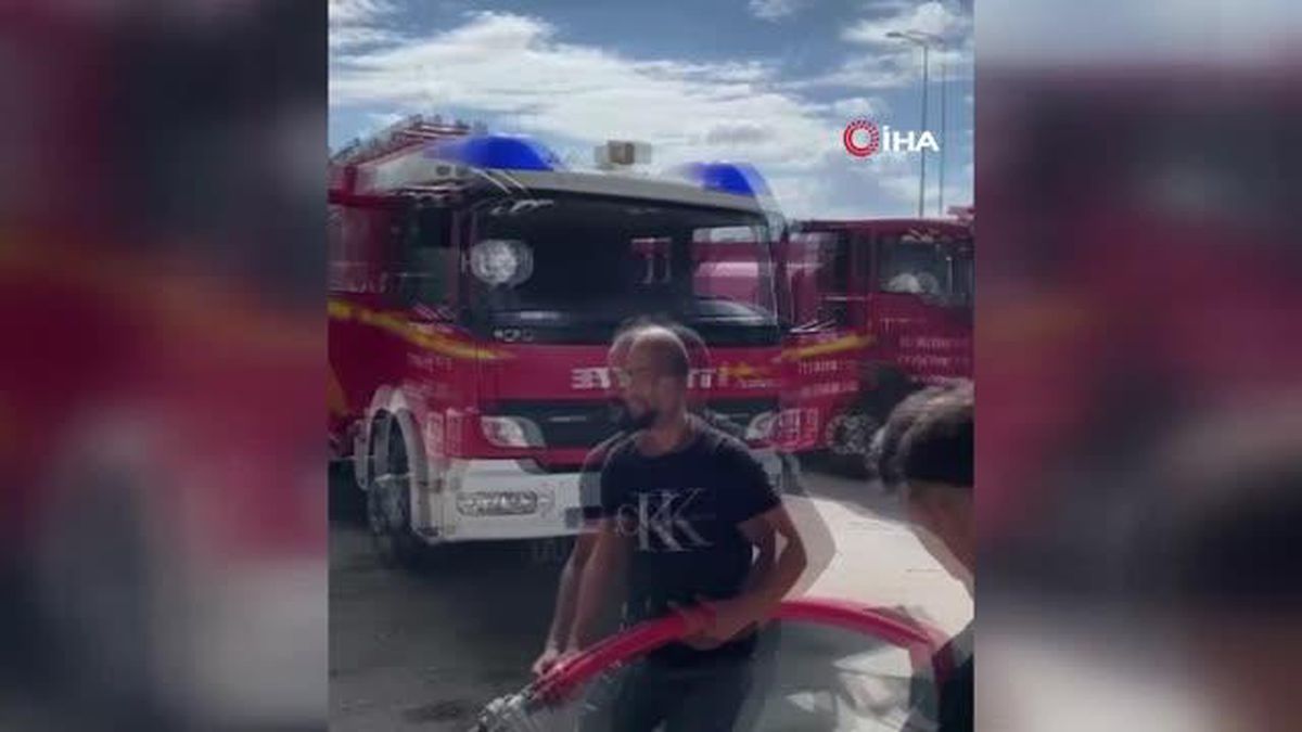Hurdacılar Sitesi'nde yangın