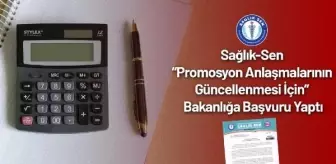 Sağlık-Sen'den, 'promosyon anlaşmalarının güncellenmesi' başvurusu