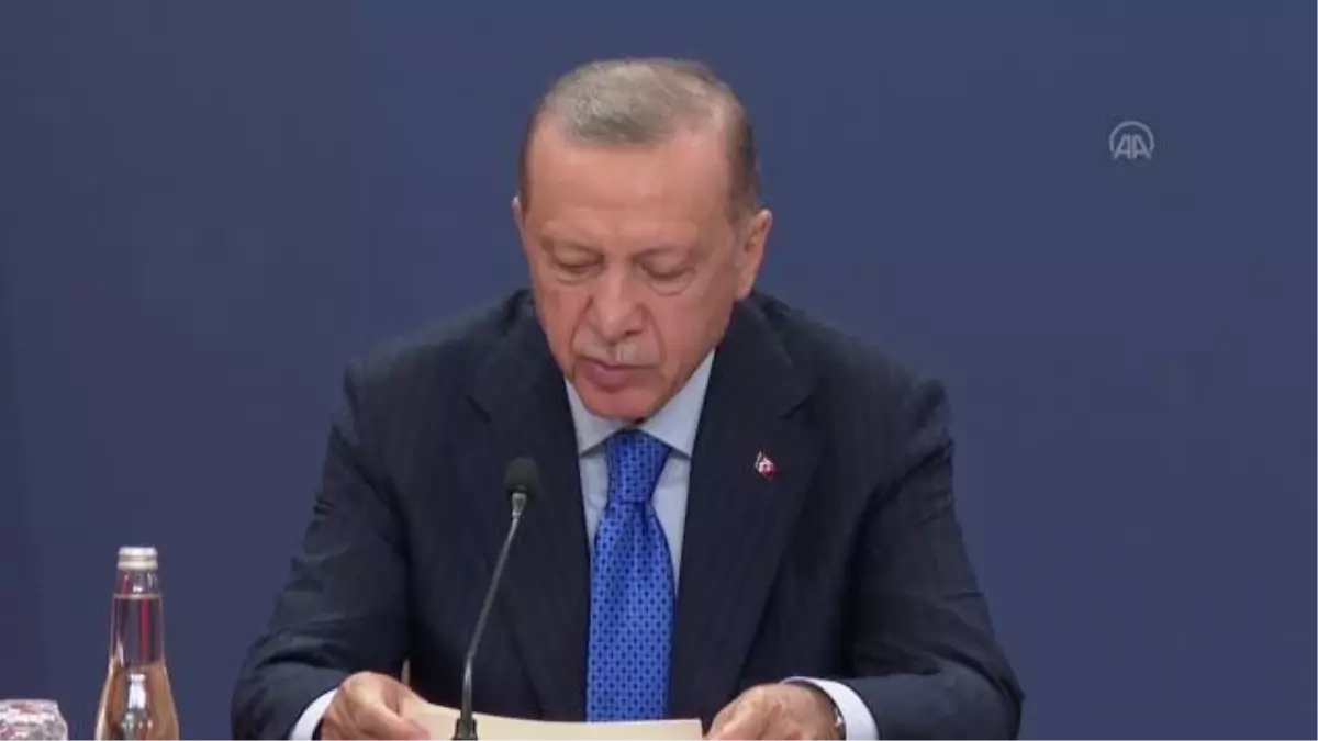 Son dakika haberleri! Cumhurbaşkanı Erdoğan: '(Batı'nın Ukrayna'ya silah yardımı) Silahlar gönderildiği söyleniyor.