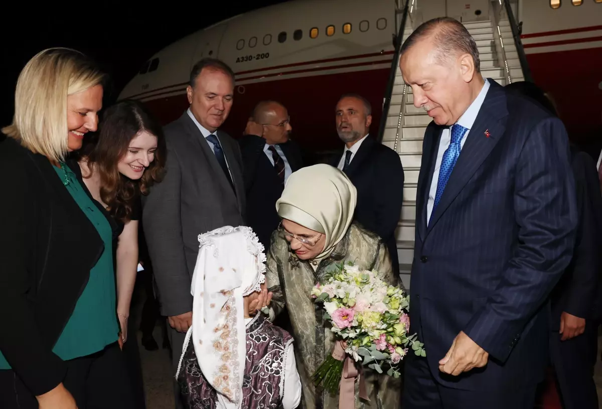 Cumhurbaşkanı Erdoğan, Hırvatistan'a geldi