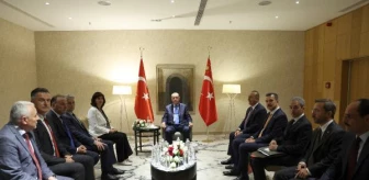 Cumhurbaşkanı Erdoğan, Sancak bölgesindeki liderlerle bir araya geldi