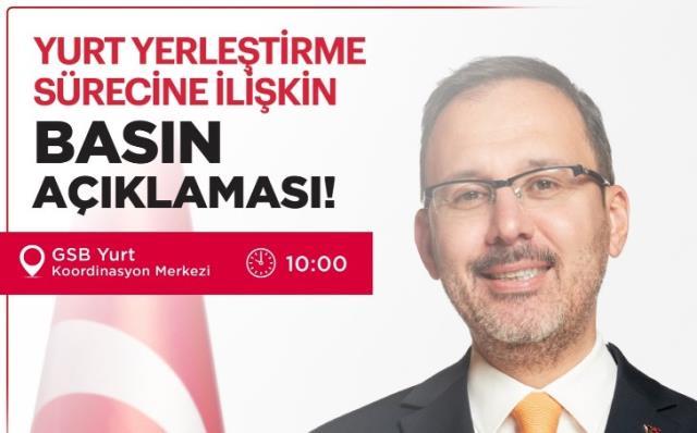 KYK yurt sonuçları canlı izle! 7 Eylül Salı Mehmet Kasapoğlu açıklama CANLI takip!