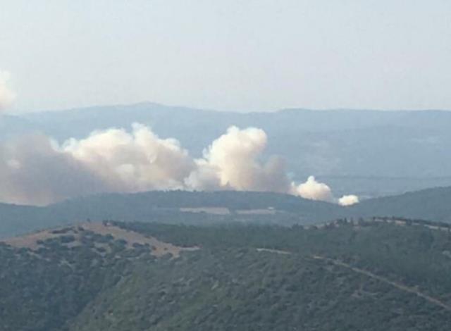 Manisa'da orman yangını! Alevler rüzgarın etkisiyle yerleşim yaklaştı, 2 mahalle tedbir amaçlı boşaltıldı