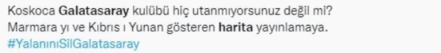 Galatasaray'ın transfer paylaşımındaki harita detayı ortalığı karıştırdı! Kulübe tepki yağıyor