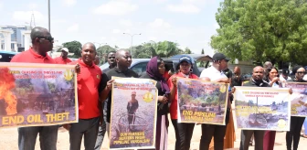 Nijerya'da petrol hırsızlıkları protesto edildi