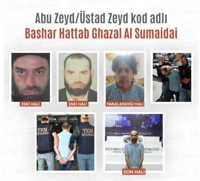 Son Dakika: DEAŞ terör örgütünün üst düzey yöneticisi Bashar Hattab Ghazal Al Sumaidai, Türkiye'de yakalandı