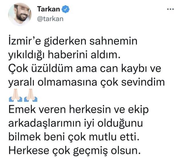Tarkan'ın konser vereceği sahne yıkıldı, kazanın boyutu gün ağarınca ortaya çıktı
