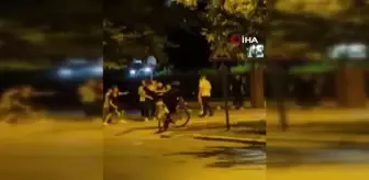 Son dakika haberi: Bursa'da 'kız meselesi' yüzünden çıkan kavga kamerada