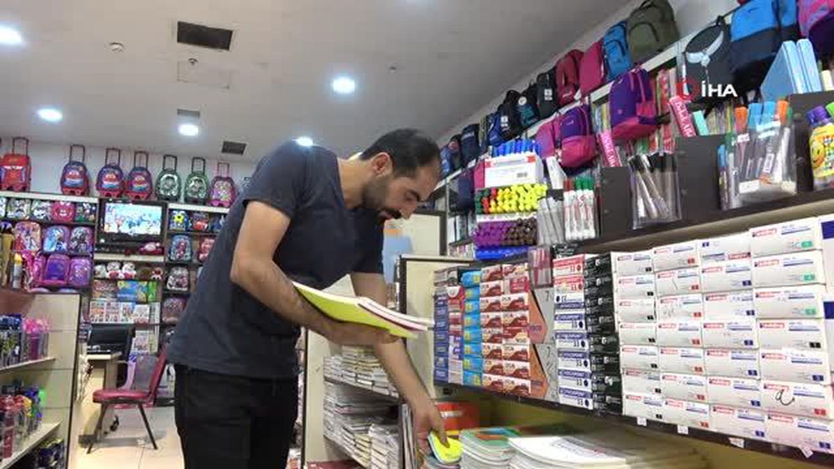 Okulların başlamasıyla kırtasiyelerde yoğunluk yaşandı