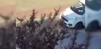 Son dakika haberi... Silahlı yol verme tartışması kamerada: Kamyonetiyle otomobilin önünü kesti, tabancayla camlarına vurdu