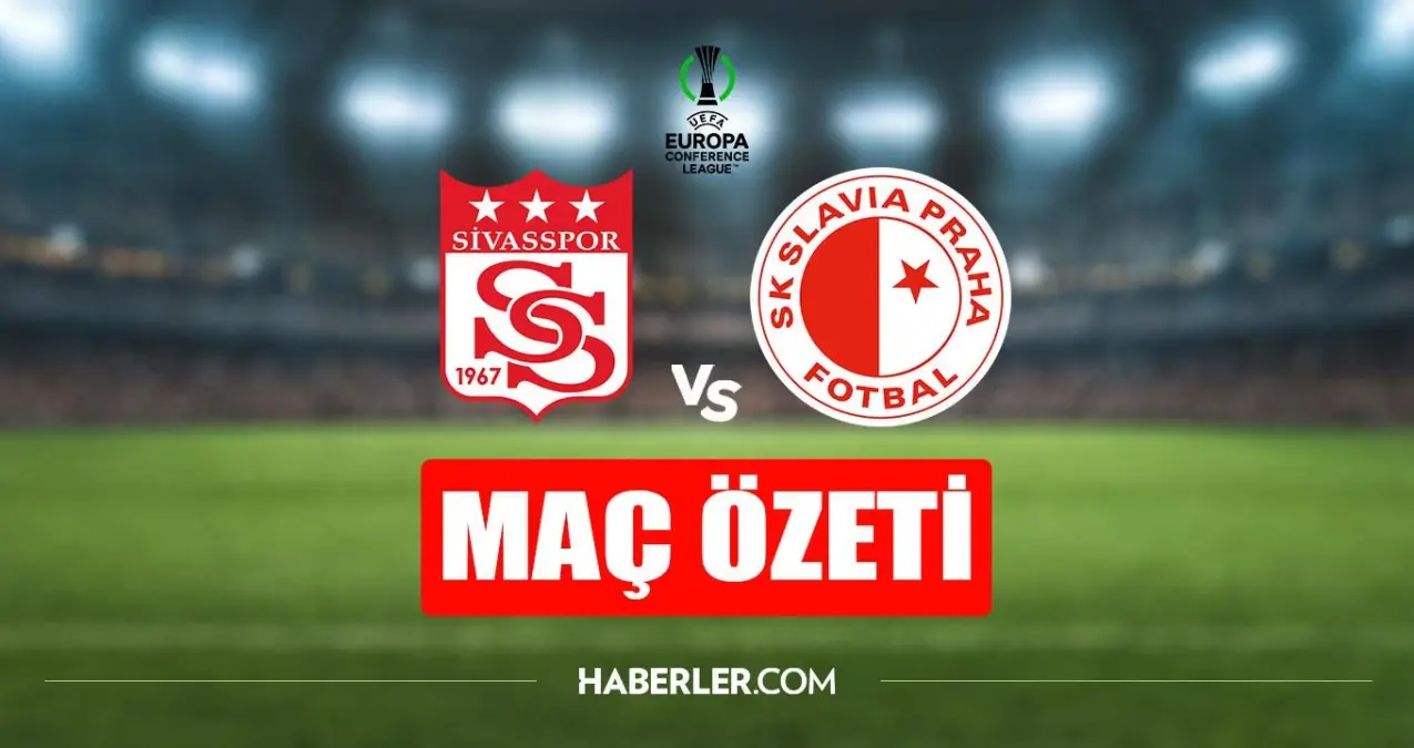 Sivasspor - Slavia Prag maç özeti! Sivasspor - Slavia Prag maç özeti izle (VİDEO)