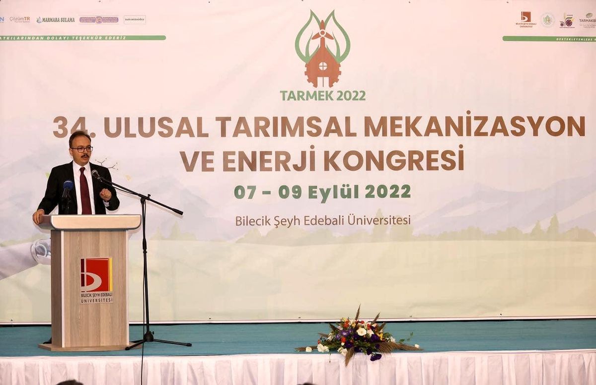 Vali Kızılkaya, 34. Ulusal Tarım Mekanizasyon ve Enerji Kongresi'nin açılışına katıldı