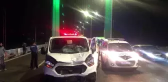 FSM köprüsünde kontrol noktasından süratli geçen şahıs 2 polisi yaraladı