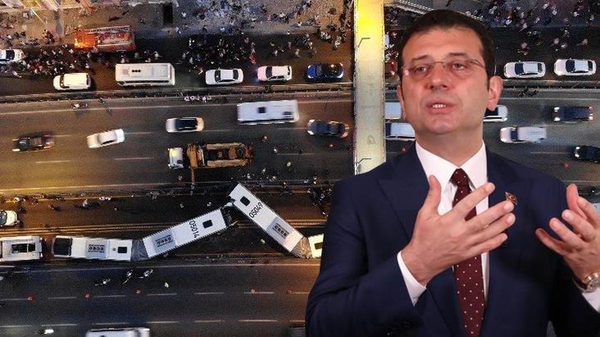 İmamoğlu'ndan metrobüs kazası açıklaması: Görüntüleri ve ses kayıtlarını inceledik, sürücü baygınlık geçirmiş