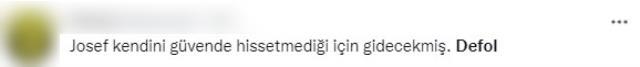 Josef de Souza'nın paylaşımındaki bir cümle ortalığı ayağa kaldırdı: Defol git