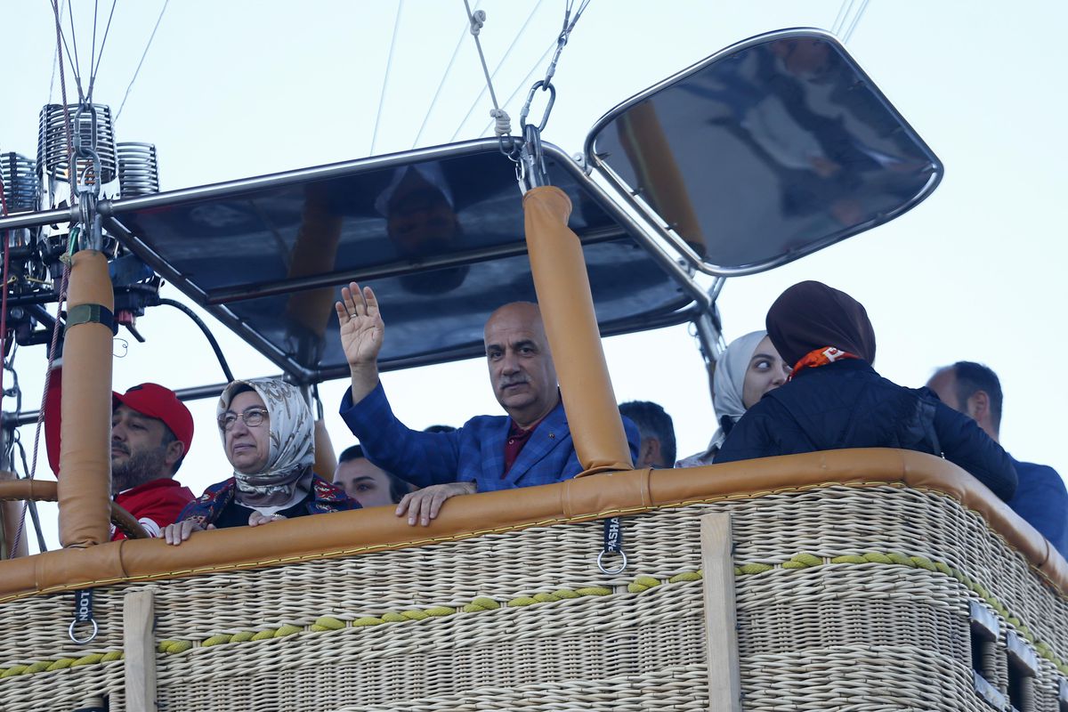 Tarım ve Orman Bakanı Kirişci, Kapadokya'yı havadan izledi