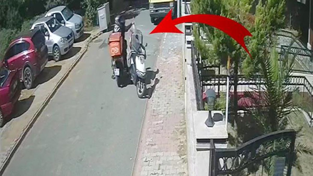 Kuryenin siparişini yoldan geçen başka kurye çaldı