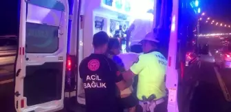 TEM'de alkollü sürücü seyir halindeki araca arkadan çarptı: 1 yaralı