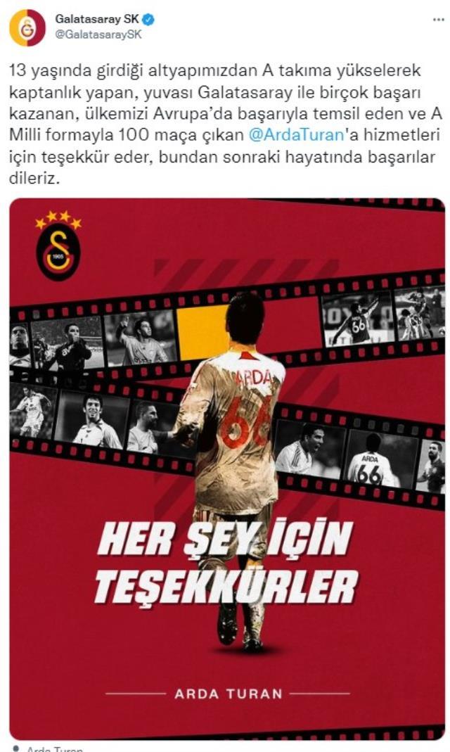 Arda Turan futbolculuk kariyerini resmen noktaladı