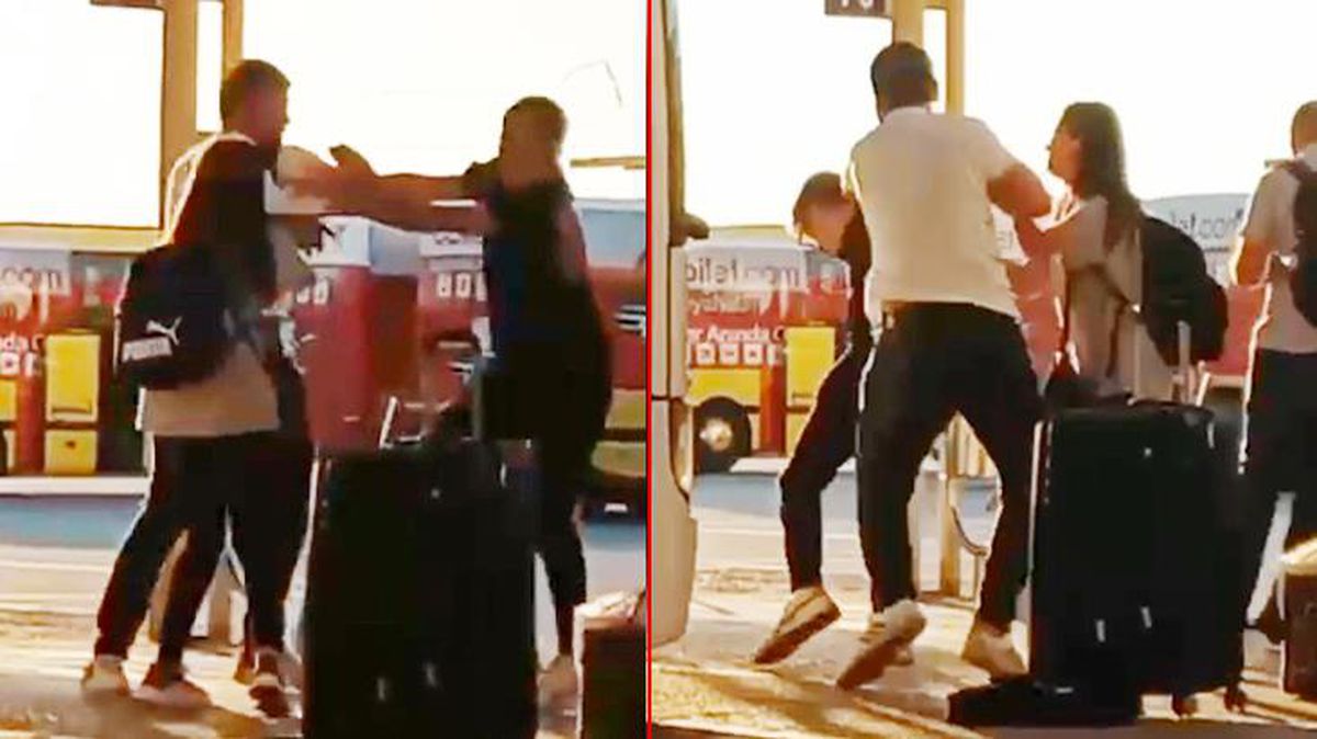 Eski sevgilisinin yanında gördüğü adamı tekme tokat dövdü