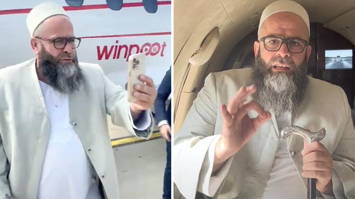 Kendisini 'Yetimlerin hizmetkarı' olarak tanıtan kişinin özel jet videosu büyük tepki çekti