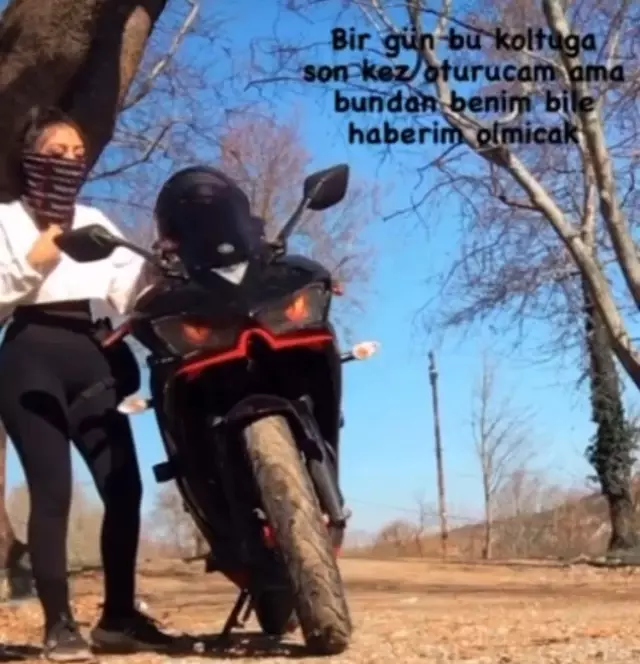 Motosiklet kazasında ölen genç kızın paylaşımı yürek burktu: 'Bir gün koltuğa son kez oturacağım'