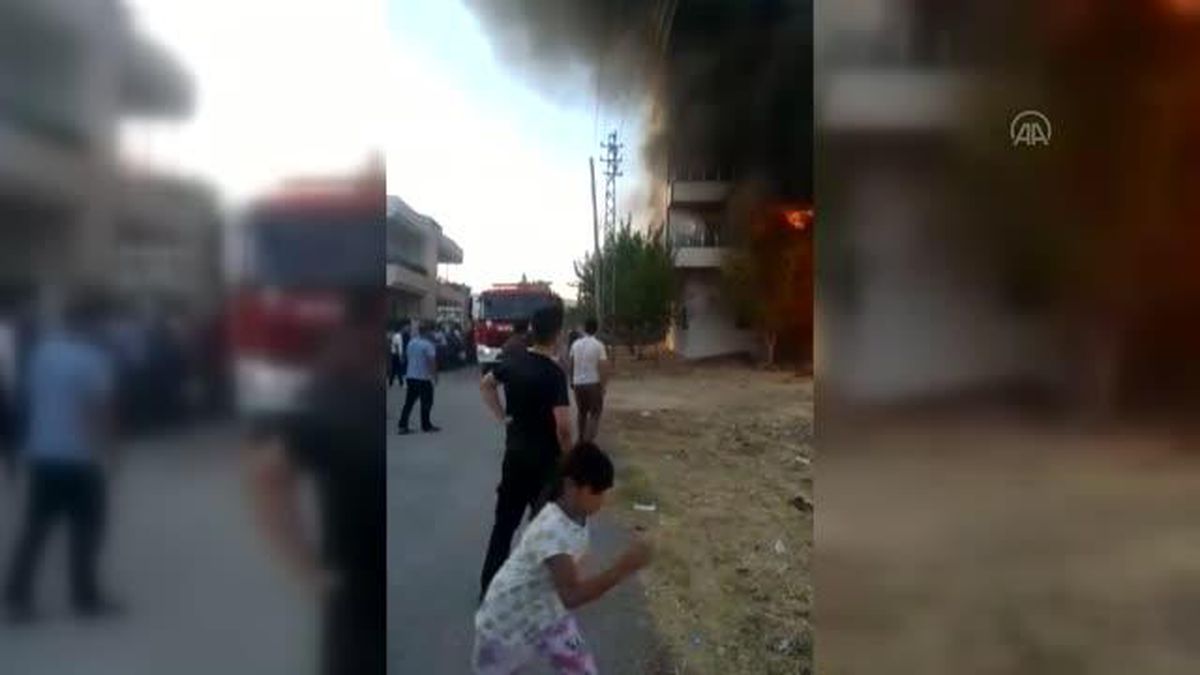 Odunlukta çıkan yangın söndürüldü