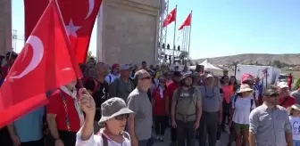 Son dakika haberi! Polatlı'da Karatepe şehitleri için anma yürüyüşü yapıldı