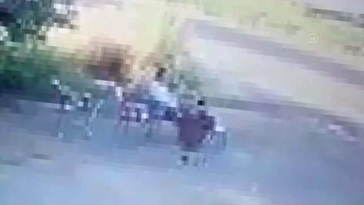 ŞANLIURFA - Otomobille çarptıkları kişiyi sopayla darbettiler