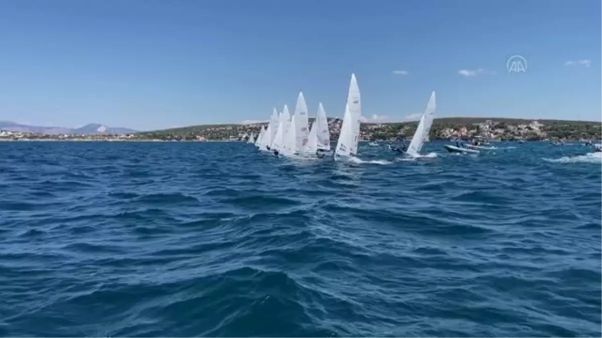 İzmir haber! 470 Avrupa Yelken Şampiyonası Çeşme'de başladı