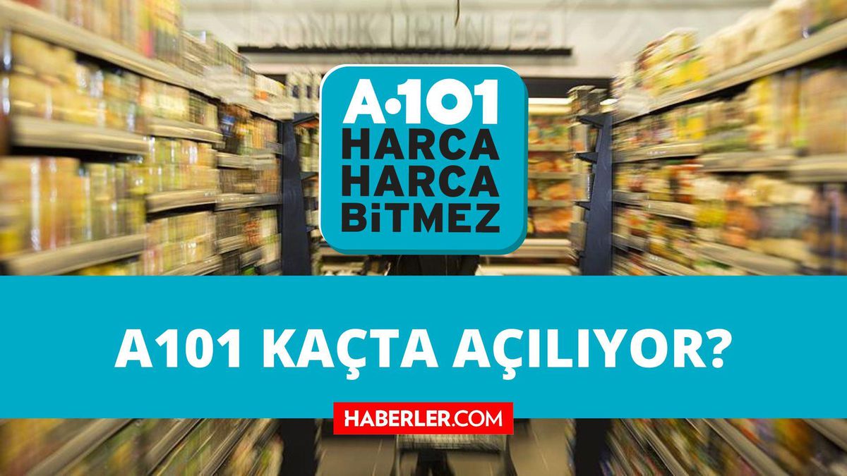 A101 ne zaman açılıyor? A101 Kaçta açılıyor? A101 Açılış saatleri ne zaman? İşte A101 çalışma saatleri!