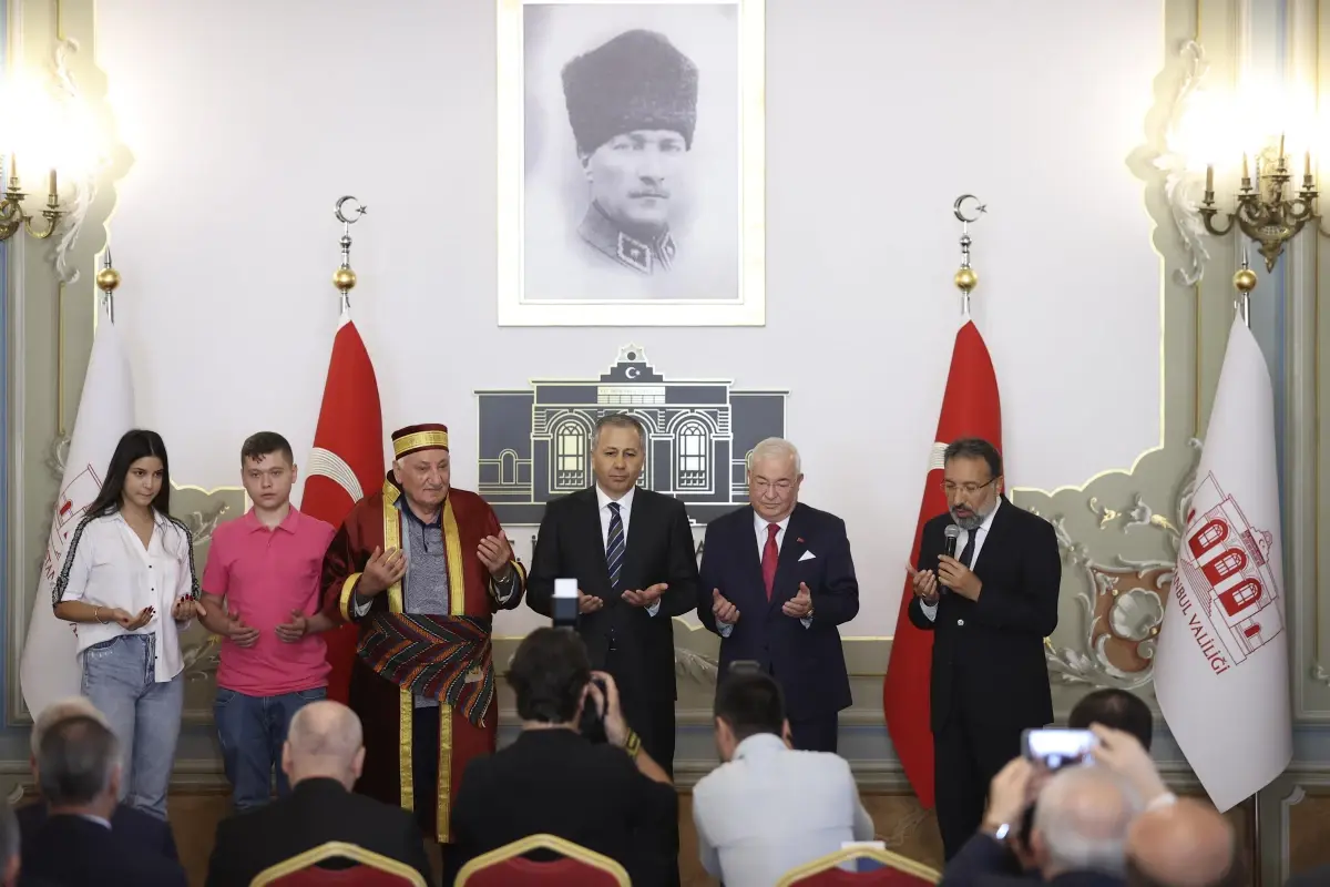 İstanbul Valiliğinde Şed Kuşanma Töreni düzenlendi