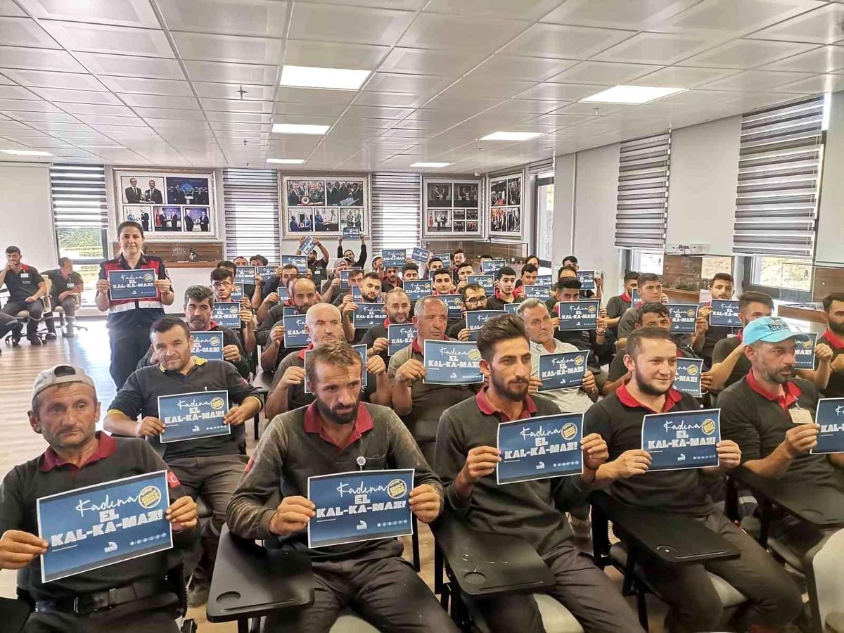 Son dakika haberleri! Jandarma ekiplerinden fabrikalarda çalışan erkelere 'kadına şiddetle mücadele' eğitimi