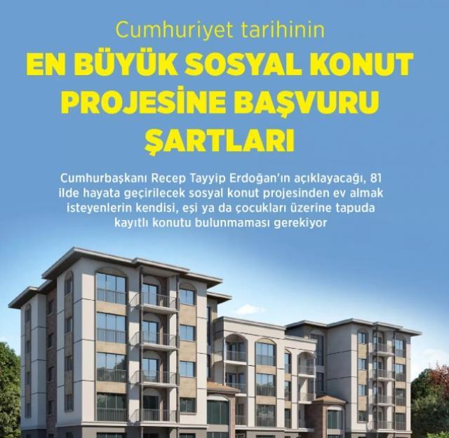 Vatandaşın dört gözle beklediği gün geldi! Cumhurbaşkanı Erdoğan, sosyal konut projesinin detaylarını açıklayacak