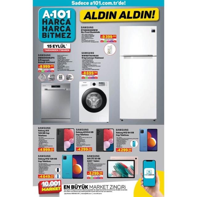 15 Eylül A101 kataloğu: A101'e gelen ürünler! A101 bu hafta katalog ürünleri neler? A101'e gelecek ürünler ve A101 fiyat listesi!