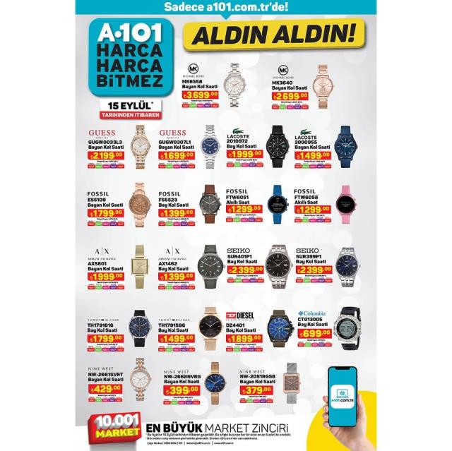 15 Eylül A101 kataloğu: A101'e gelen ürünler! A101 bu hafta katalog ürünleri neler? A101'e gelecek ürünler ve A101 fiyat listesi!