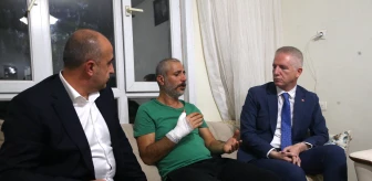 Son dakika haber... Gaziantep Valisi Davut Gül'den bıçaklı kavgada yaralanan kişiye ziyaret