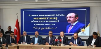 Çorum politika haberleri | Ticaret Bakanı Mehmet Muş, Çorum'da ziyaretlerde bulundu