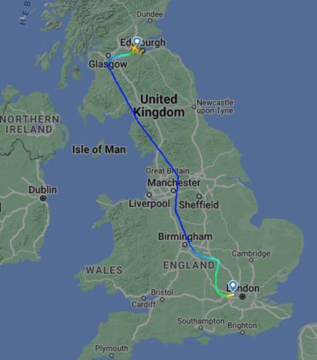 Kraliçenin son hava yolculuğu, tüm zamanların uçuş takip rekorunu kırdı! Uçuşu 5 milyon kişi takip etti