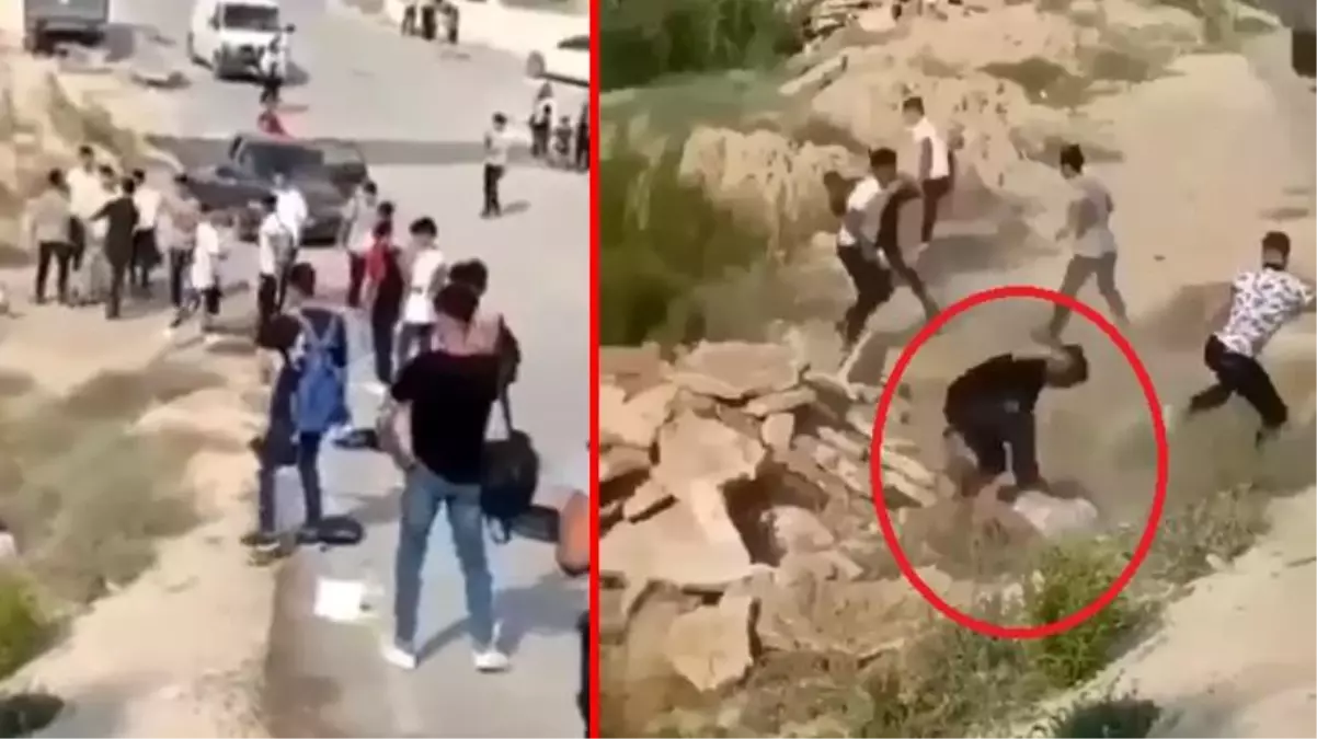 Liselilerin yan bakma kavgasında ortalık karıştı! Yere düşen genci öldüresiye dövdüler