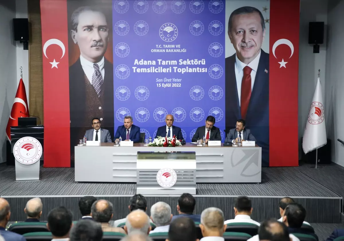 Adana ekonomi haberleri | Bakan Kirişci, Adana'da 'Tarım Sektörü Temsilcileri Toplantısı'nda konuştu: (1)