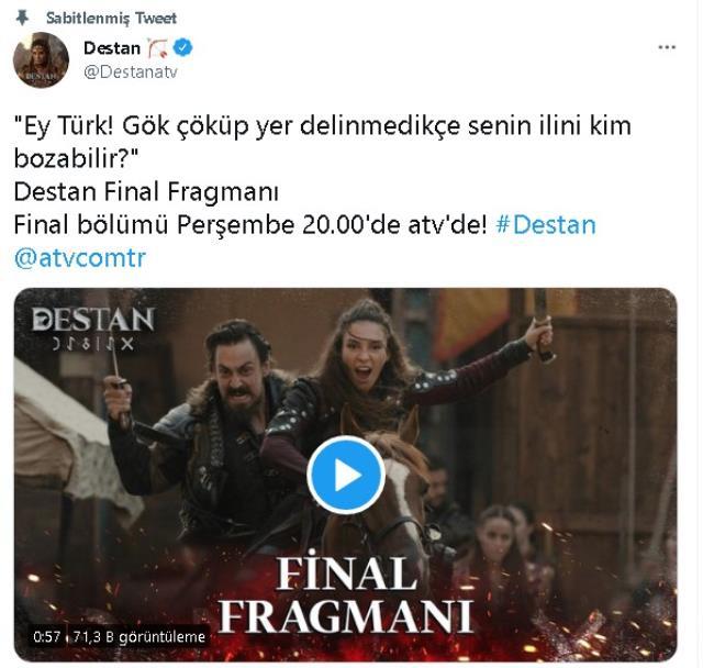 Destan final mi, neden final yapıyor? 15 Eylül Destan bitiyor mu, final mi yapacak? Destan final bölümünde neler olacak?