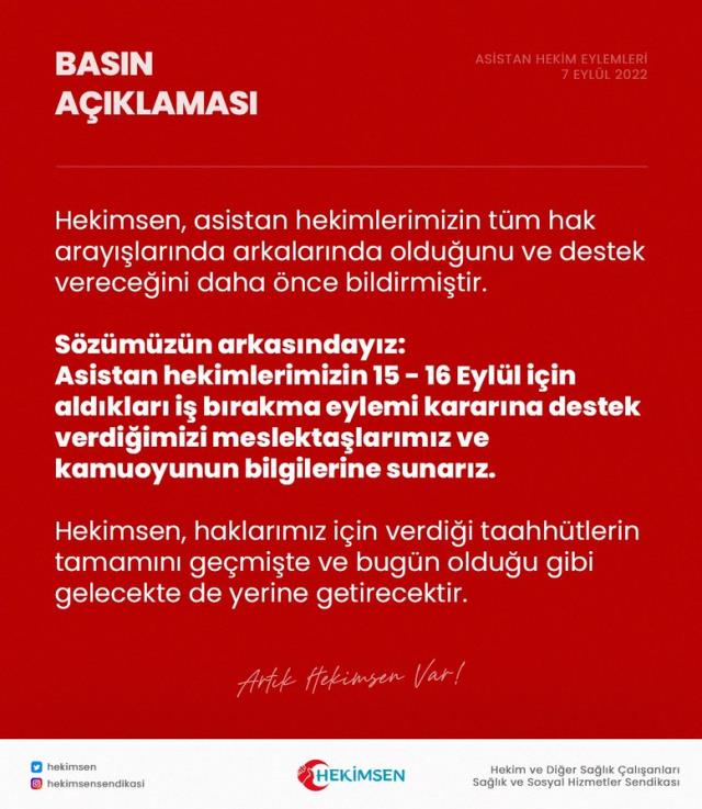 Doktorlar grevde mi? 15 - 16 Eylül doktorlar grev mi yapacak? Bugün hangi doktorlar grevde? Doktorlar grevde mi? 15 - 16 Eylül doktorlar grev mi yapacak? Bugün hangi doktorlar grevde?