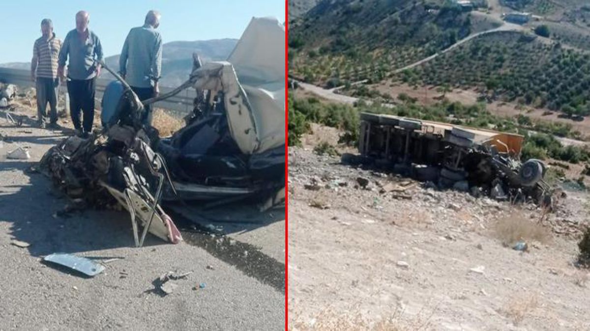 Yine Gaziantep yine katliam gibi kaza! İki araç çarpıştı, 4 kişi yaşamını yitirdi