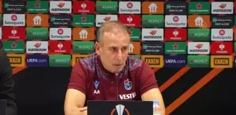 Trabzonspor-Kızılyıldız maçının ardından - Abdullah Avcı (1)