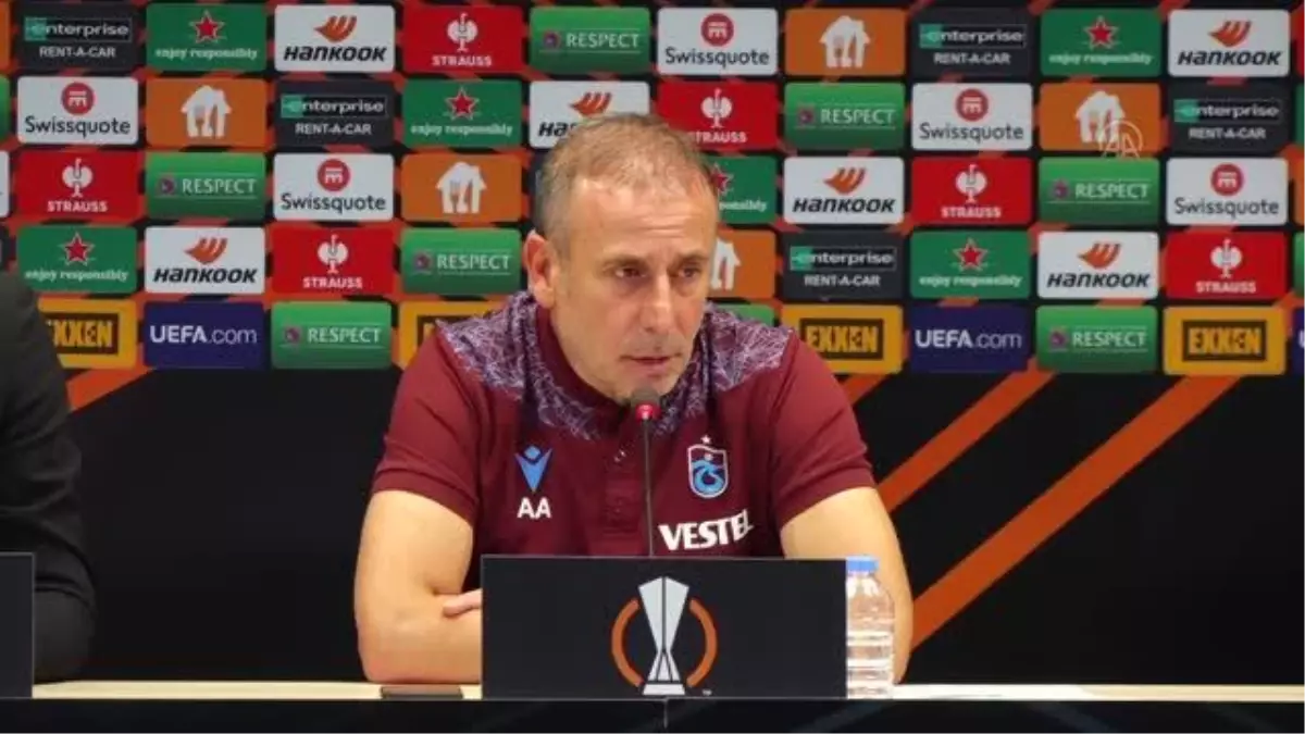 Trabzonspor-Kızılyıldız maçının ardından - Abdullah Avcı (1)