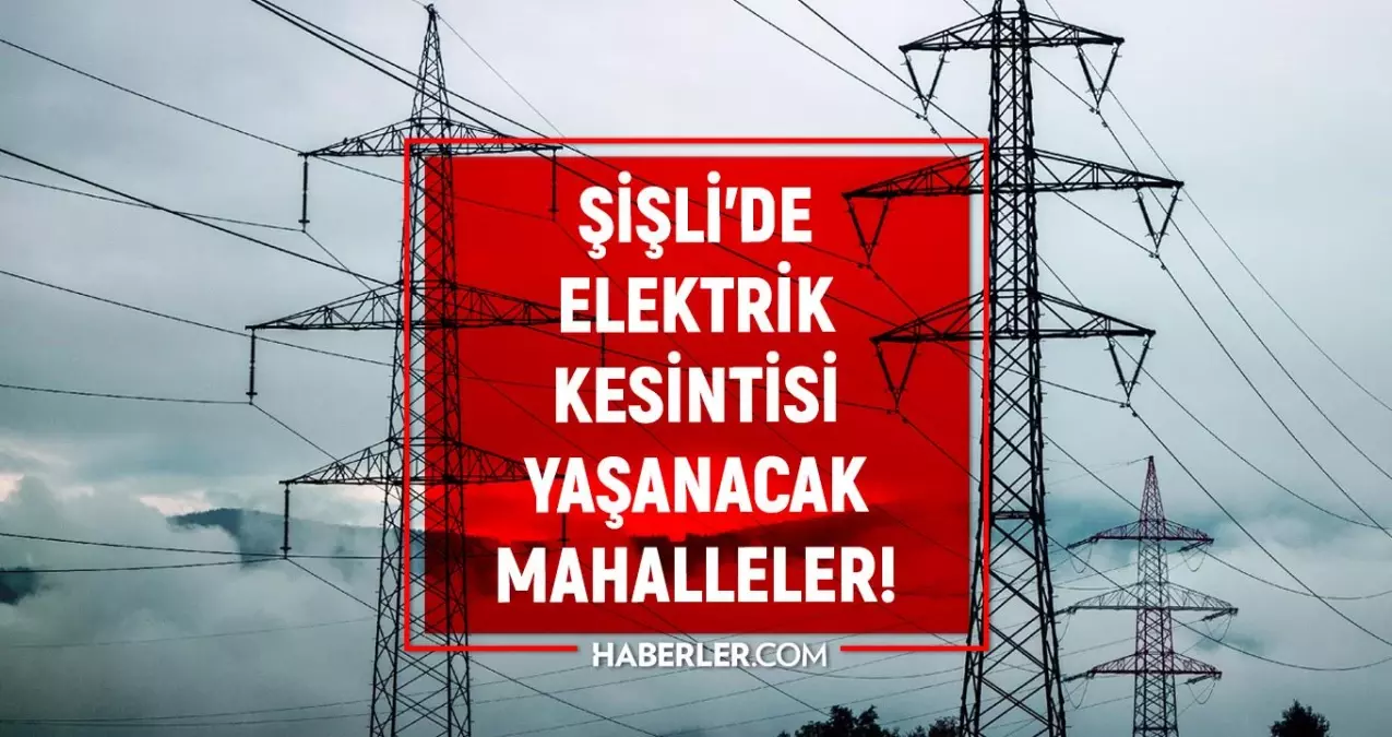 İstanbul ŞİŞLİ elektrik kesintisi listesi! 16 Eylül 2022 Şişli ilçesinde elektrik ne zaman gelecek? Elektrik kaçta gelir?